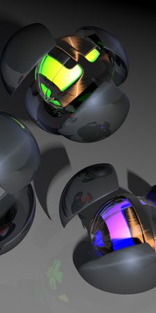 abstract armor 3d cgi metal sphere MjQ3ODk5