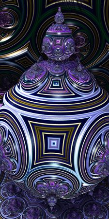 3d fractal purple ODEzNjQ2
