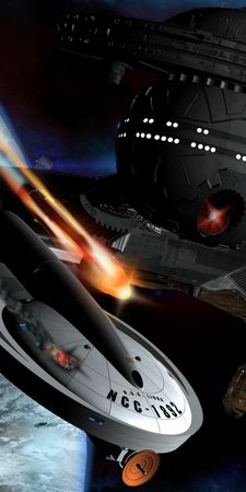 sci_fi star_trek 3d battle enterprise_star_trek klingon_star_trek space MjcxMTUw