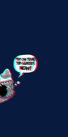 artistic psychedelic 3d shark trippy NTQ0NTI2