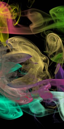 abstract 3d colors smoke NjA5MTIz