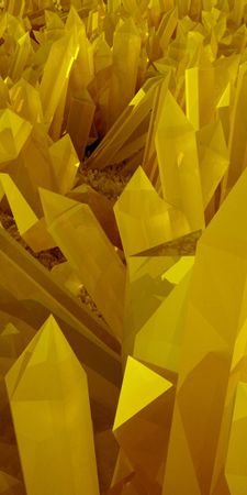 3d crystal yellow abstract ODM5MzY1